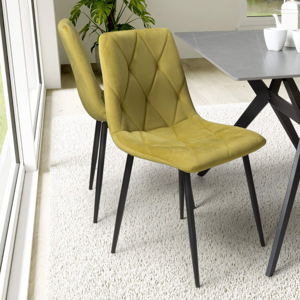 Avesta 100cm Table with 4 Vernon Chair