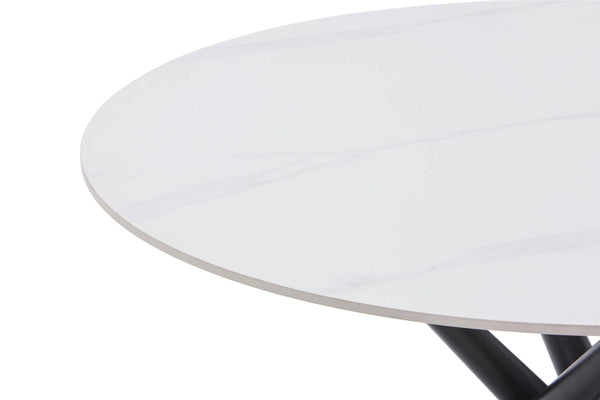 Avesta 100cm Table with 4 Vernon Chair