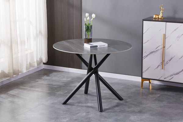Avesta 100cm Table with 4 Vernon Chair