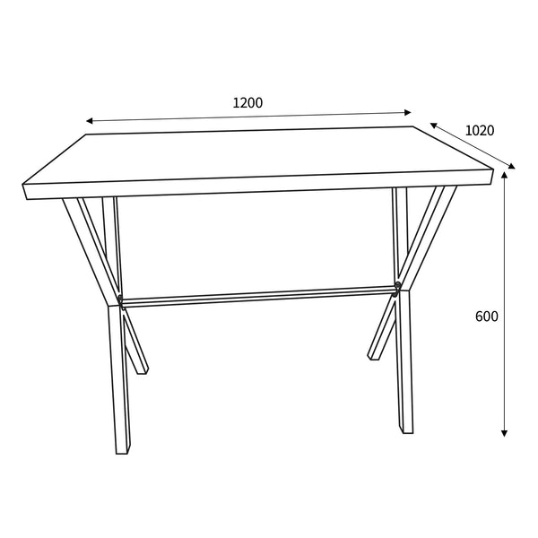 Brevik 120cm Bar and 2 Archer Barstools