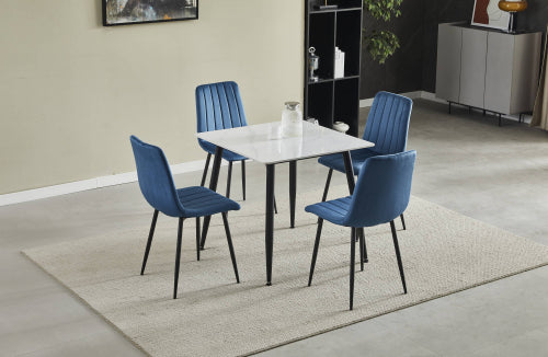 Monaco 80cm Square Table and 2 Lisbon Chairs