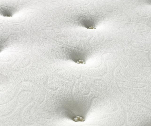 Opulence 1500 Pocket Memory Mattress, End Lift Ottoman Base, 28" Padded Headboard